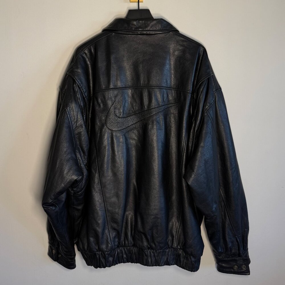 Rare Vintage Nike Red Tag Leather Jacket